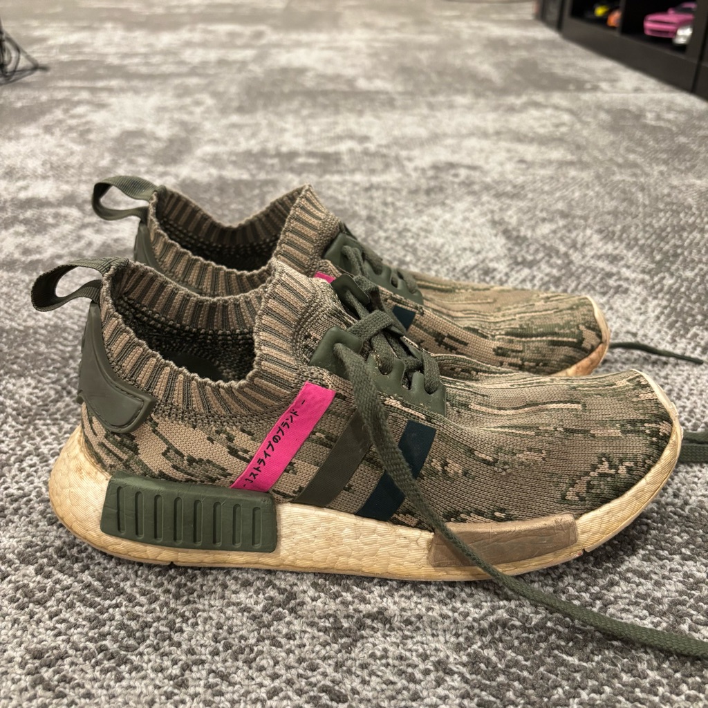 Adidas Nmd R1 Glitch Camo St Major Athletic Shoes Womens U.S. 7